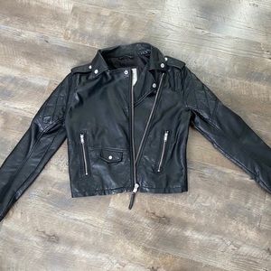 Abercrombie Vegan Leather Jacket